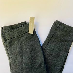 J Crew NWT Size M/P Heather Charcoal Gray Any Day Ponte Pant